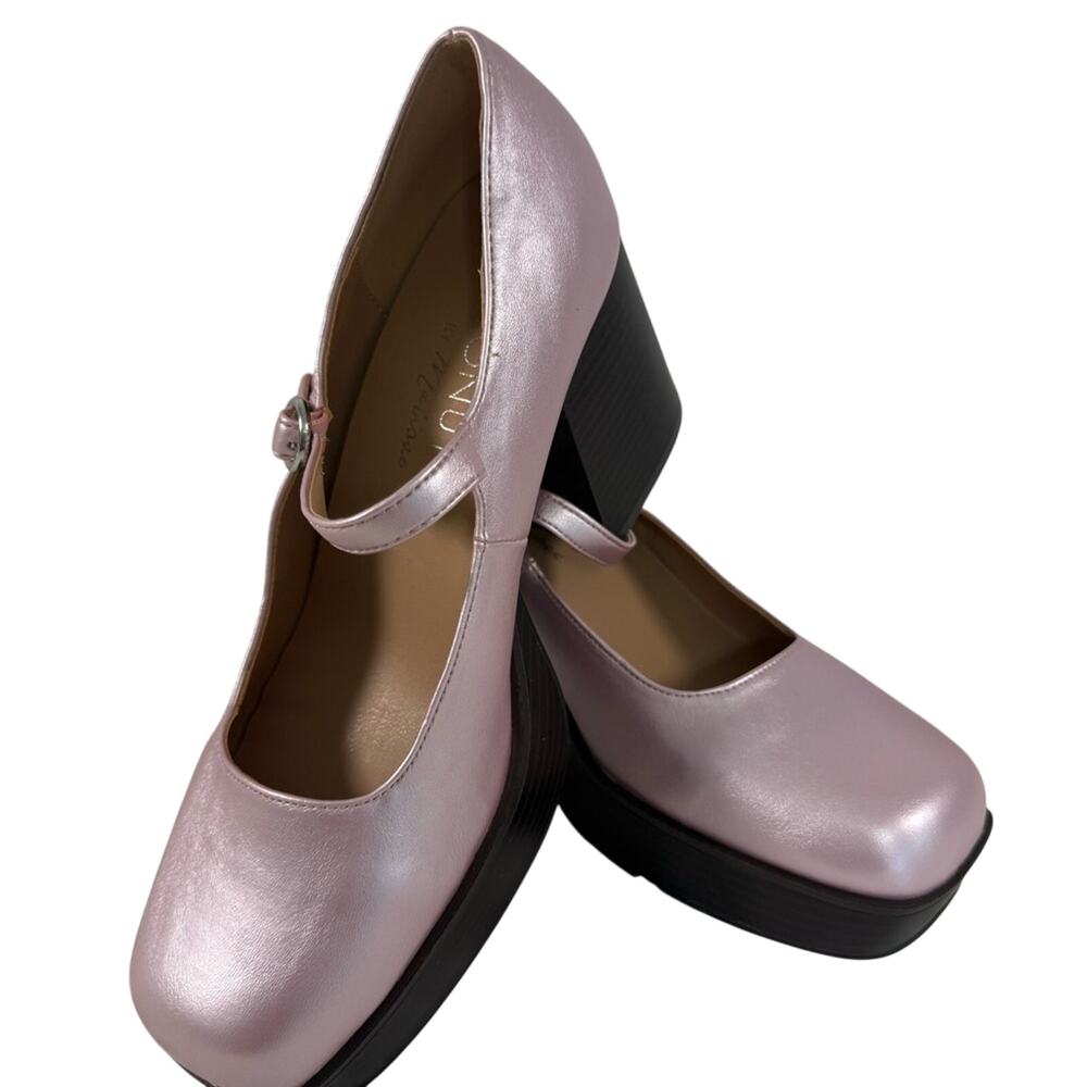 Coconuts by Matisse Pink Platform Mary Janes